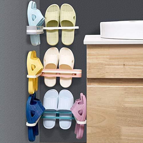 Multifunction Folding Slippers Hanger Organizer