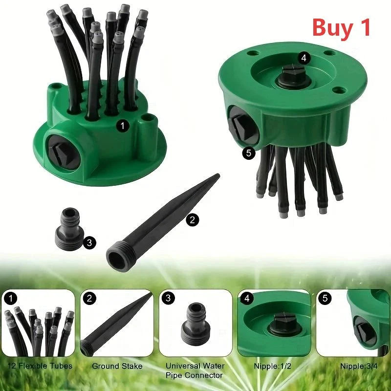 💞50K+ SOLD!🌸Precision Irrigation Sprinkler–360° multi‑directional, custom spray patterns🌱