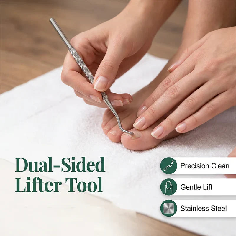✂️ Precision Nail Care 3-Piece Set | Curved Blade Prevents Splitting