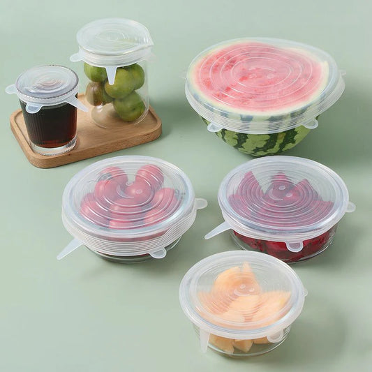 6Pcs Food Silicone Covers