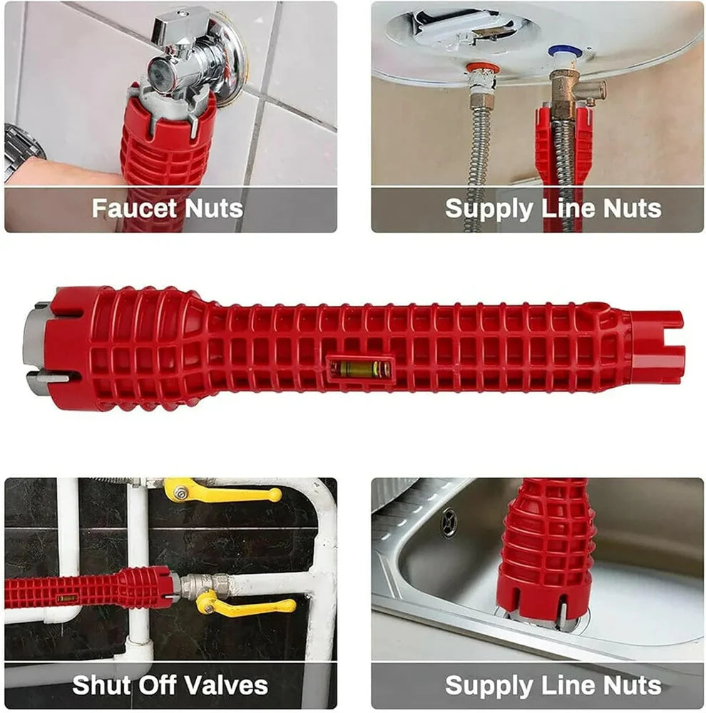 Multi-Functional 8 in 1 Sink Wrench